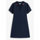 TOMMY HILFIGER - Lyocell Tipping Short Polo Drs - C1G - F|WW0WW46464/C1G