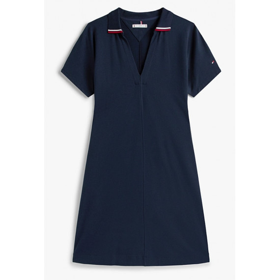 TOMMY HILFIGER - Lyocell Tipping Short Polo Drs - C1G - F|WW0WW46464/C1G