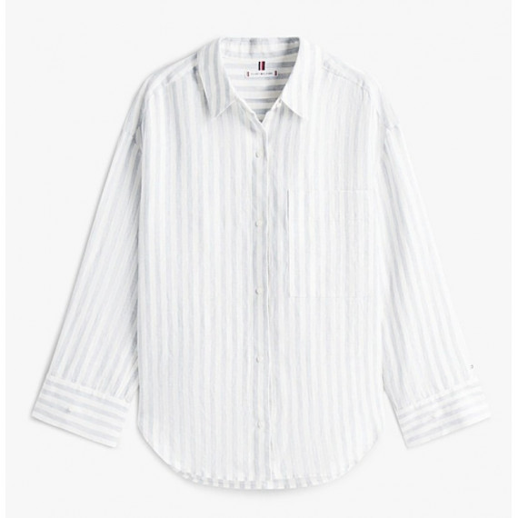 TOMMY HILFIGER - Linen Easy Shirt - 0K5 - F|WW0WW46509/0K5