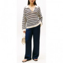 TOMMY HILFIGER - Sateen Tie Rlxd Straight Pants - C1G - F|WW0WW47171/C1G