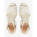 TOMMY HILFIGER - Fringe Canvas Medium Wedge - Acj - F|FW0FW08879/ACJ