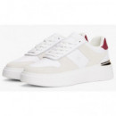 TOMMY HILFIGER - Th Fashion Court Mix Sneaker - Ybs - F|FW0FW08632/YBS