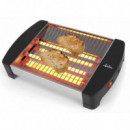 Tostadora Plano Inox 400W 2 Barras JATA