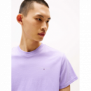 Camiseta Tommy Chest Lila  TOMMY JEANS