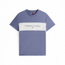 Camiseta TOMMY JEANS Linear Azul
