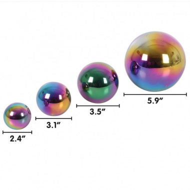 Conjunto 4 Bolas Sensoriales Colores 6-8-10-15 Cm  TICKIT