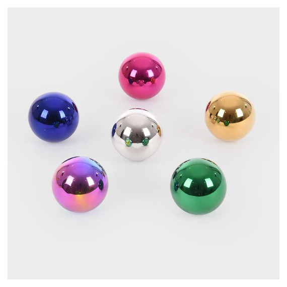 6 Bolas Misteriosas de Colores Reflectantes Sensoriales  TICKIT
