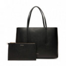 Bolso Foil Logo Small Tote  CALVIN KLEIN