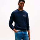 Sudadera con Cuello Redondo y Logo  TOMMY HILFIGER