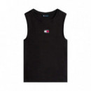 Camiseta sin Mangas con Insignia Delgada  TOMMY HILFIGER