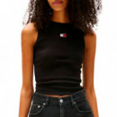 Camiseta sin Mangas con Insignia Delgada  TOMMY HILFIGER