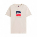 Camiseta con Logo Distintivo  TOMMY HILFIGER