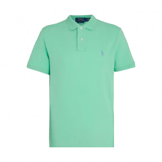 Polo de Piqué de Algodón Entallado  RALPH LAUREN