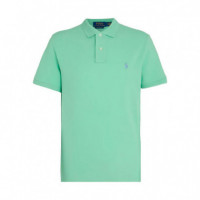 Polo de Piqué de Algodón Entallado  RALPH LAUREN