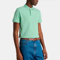 Polo de Piqué de Algodón Entallado  RALPH LAUREN