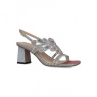 Sandalias Tacon Obsidiana  MENBUR