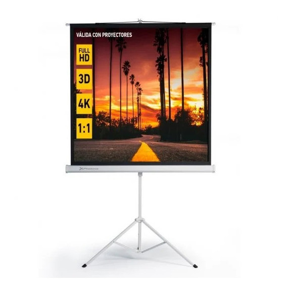 Pantalla Proyeccion PHOENIX Tripode Manual 80 145X145