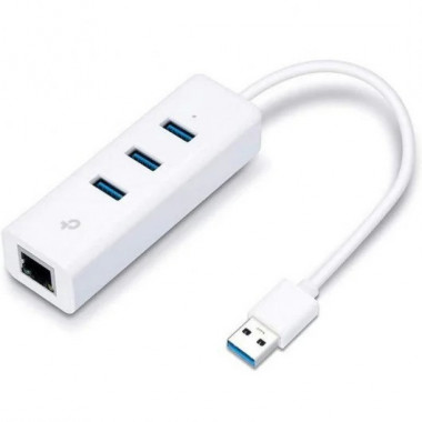 Adaptador TP-LINK USB 3.0 a Lan RJ-45 Gigabit + Hub USB 3.0