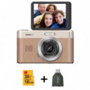 KODAK Pixpro C1 Cámara Digital 13MP con Pantalla Abatible Marrón