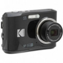 KODAK FZ45 Cámara Digital 16MP 4X Zoom Full HD Pilas Aa Negra