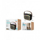 UNICO Altavoz Portatil Bluetooth Inalambrico 5W BS2774 Azul, vintaga negro,micro sd,usb.stereo.