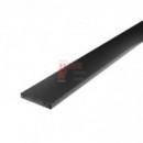 Pletina 30x3-2.5m Aluminio Negro Mate