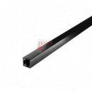 Tubo Cuadrado 20x20-2.5m Negro Mate