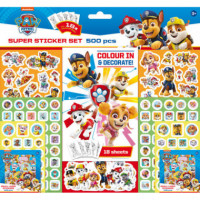 Super Set de 500 Pegatinas de Paw Patrol Patrulla Canina