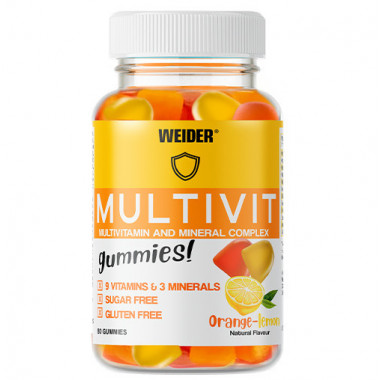Multivit Gummies WEIDER - 80 Gominolas