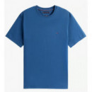 TOMMY HILFIGER - Ess Seasonal Reg Fit Solid Tee - Dbz - F|MW0MW39995/DBZ