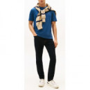 TOMMY HILFIGER - Ess Seasonal Reg Fit Solid Tee - Dbz - F|MW0MW39995/DBZ