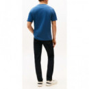 TOMMY HILFIGER - Ess Seasonal Reg Fit Solid Tee - Dbz - F|MW0MW39995/DBZ