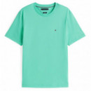 TOMMY HILFIGER - Ess Seasonal Reg Fit Solid Tee - L47 - F|MW0MW39995/L47