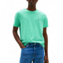 TOMMY HILFIGER - Ess Seasonal Reg Fit Solid Tee - L47 - F|MW0MW39995/L47