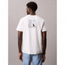 Ss 30S Eu Sp Ck Abstract Graphic Chalk  CALVIN KLEIN