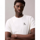 Ss 30S Eu Sp Ck Abstract Graphic Chalk  CALVIN KLEIN