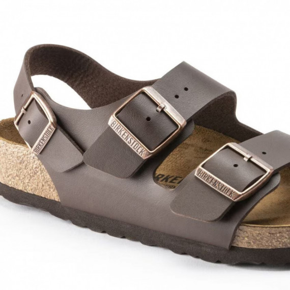 Calzado BIRKENSTOCK Milano Birko-flor Nubuck Dark Brown