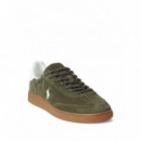 Polo RALPH LAUREN - Bedford Pp-sneakers-low Top Lace - Armadillo Deckwash White - 809967889001/ARMADILLO Deckwash White