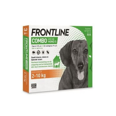 Frontline Combo Perro 2-10 Kg 3 Pipetas  BOEHRINGER INGELHEIM