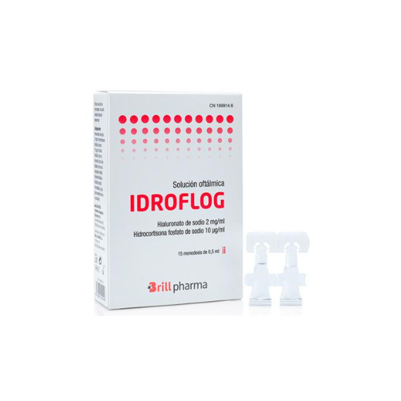 Idroflog Solucion Oftalmica 15 Monodosis 0,5 Ml  BRILL PHARMA