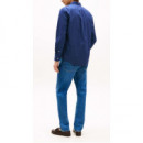 TOMMY HILFIGER - Flex Poplin Fake Solid Rf Shirt - 0GY - F|MW0MW39437/0GY