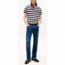 TOMMY HILFIGER - Hilfiger Stripe Reg Polo - 0A4 - F|MW0MW39564/0A4