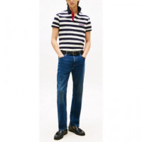TOMMY HILFIGER - Hilfiger Stripe Reg Polo - 0A4 - F|MW0MW39564/0A4