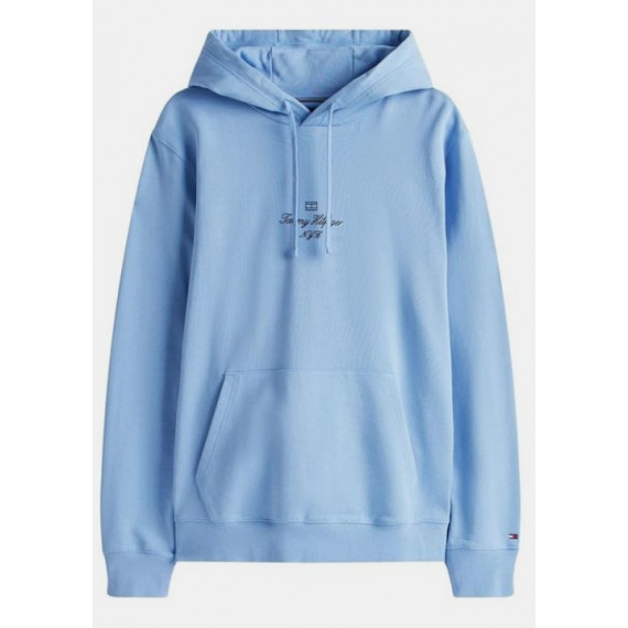 TOMMY HILFIGER - Outline Flag Script Hoodie - C14 - F|MW0MW39372/C14