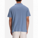 Polo RALPH LAUREN - SSJOHNNYM10-SHORT Sleeve-polo Shirt - Channel Blue - 710964512010/CHANNEL Blue