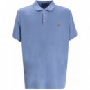 Polo RALPH LAUREN - SSKCCMSLMM1-SHORT Sleeve-knit - Channel Blue - 710704319169/CHANNEL Blue
