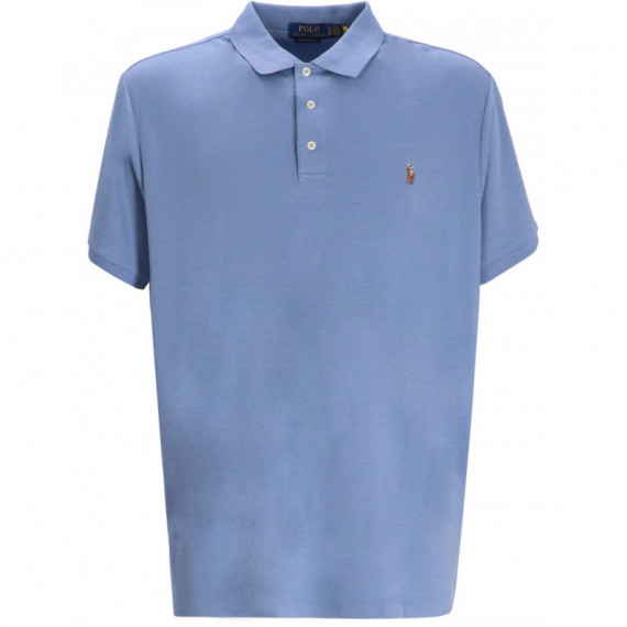 Polo RALPH LAUREN - SSKCCMSLMM1-SHORT Sleeve-knit - Channel Blue - 710704319169/CHANNEL Blue