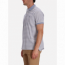 Polo RALPH LAUREN - SSKCCMSLM12-SHORT Sleeve-polo Shirt - Earth Blue White - 710974596002/EARTH Blue White