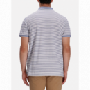 Polo RALPH LAUREN - SSKCCMSLM12-SHORT Sleeve-polo Shirt - Earth Blue White - 710974596002/EARTH Blue White