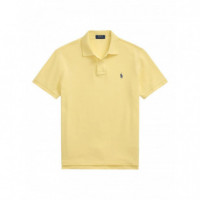 Polo RALPH LAUREN - SSKCCMSLM1-SHORT Sleeve-knit - Wicket Yellow C7952 - 710680784442/WICKET Yellow C7952